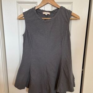 eri + ali peplum tank top